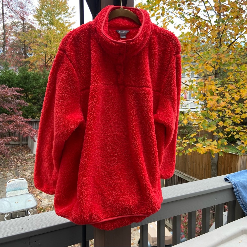 Orange Eddie Bauer Hoodie